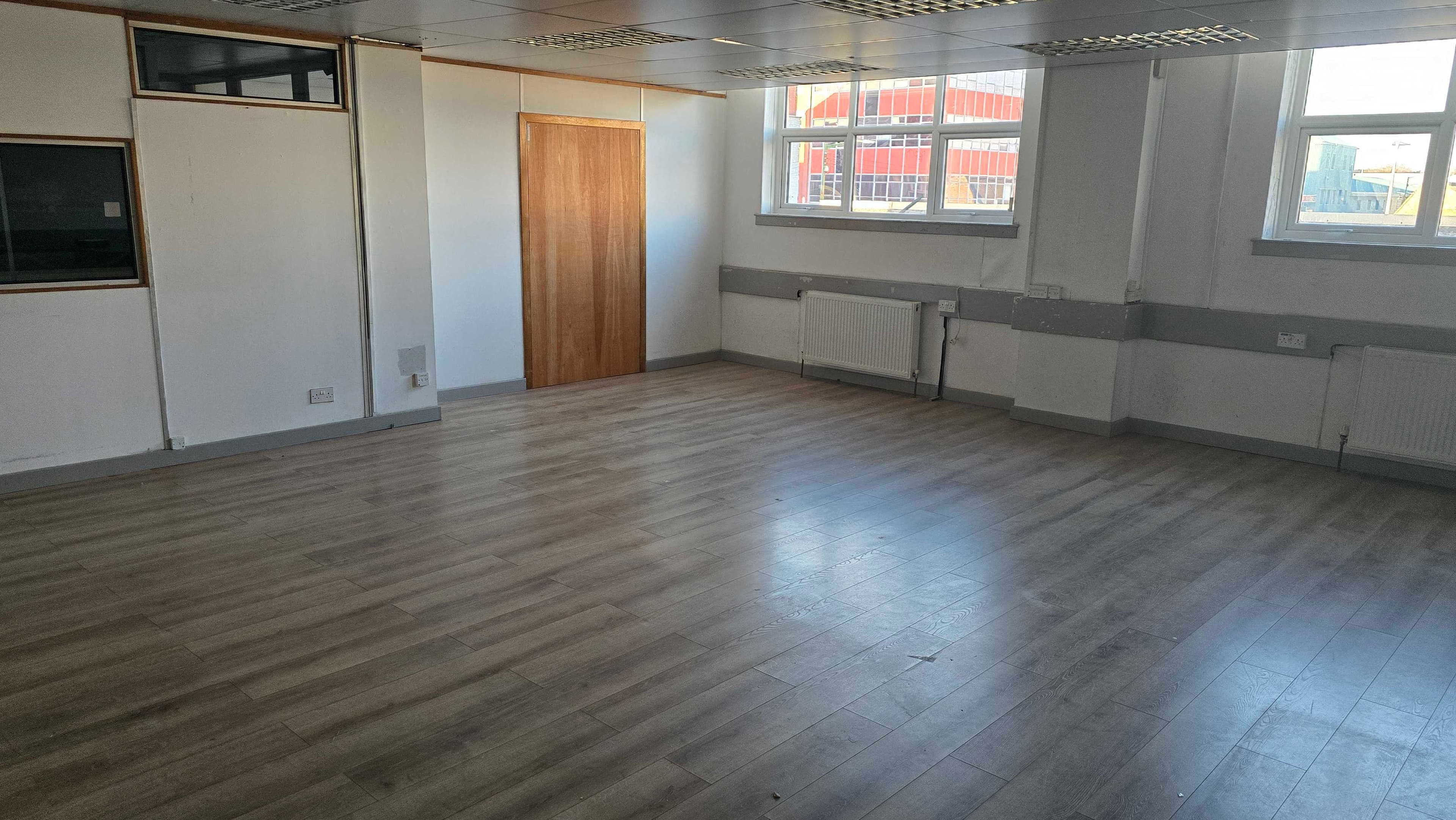 Empty private office suite ready for fit-out